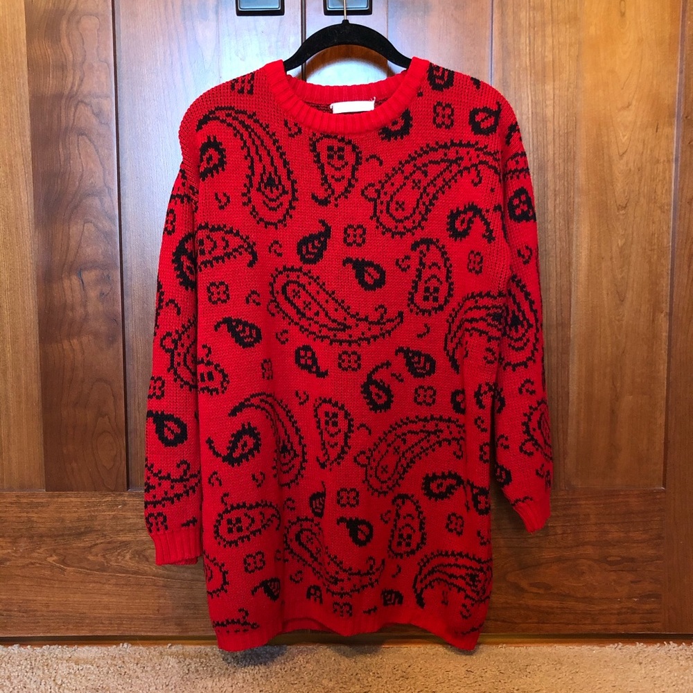 Jamie Scott Bandanna Print Sweater